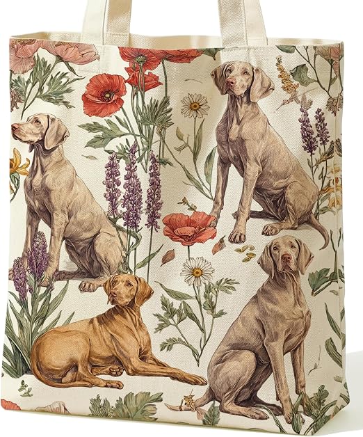 Weimaraner Dog Tote Bags