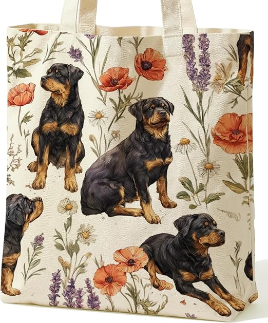 Rottweiler Dog Tote Bag
