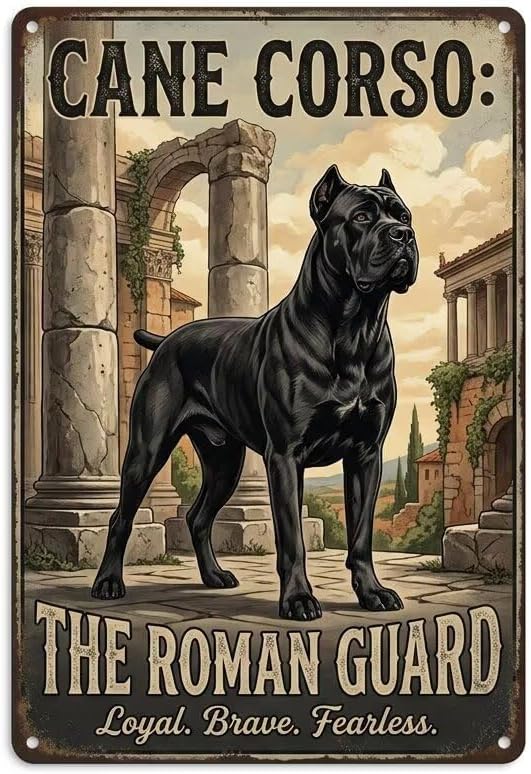 Cane Corso Dog Aluminum Sign