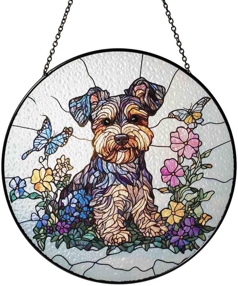 Schnauzer Suncatcher