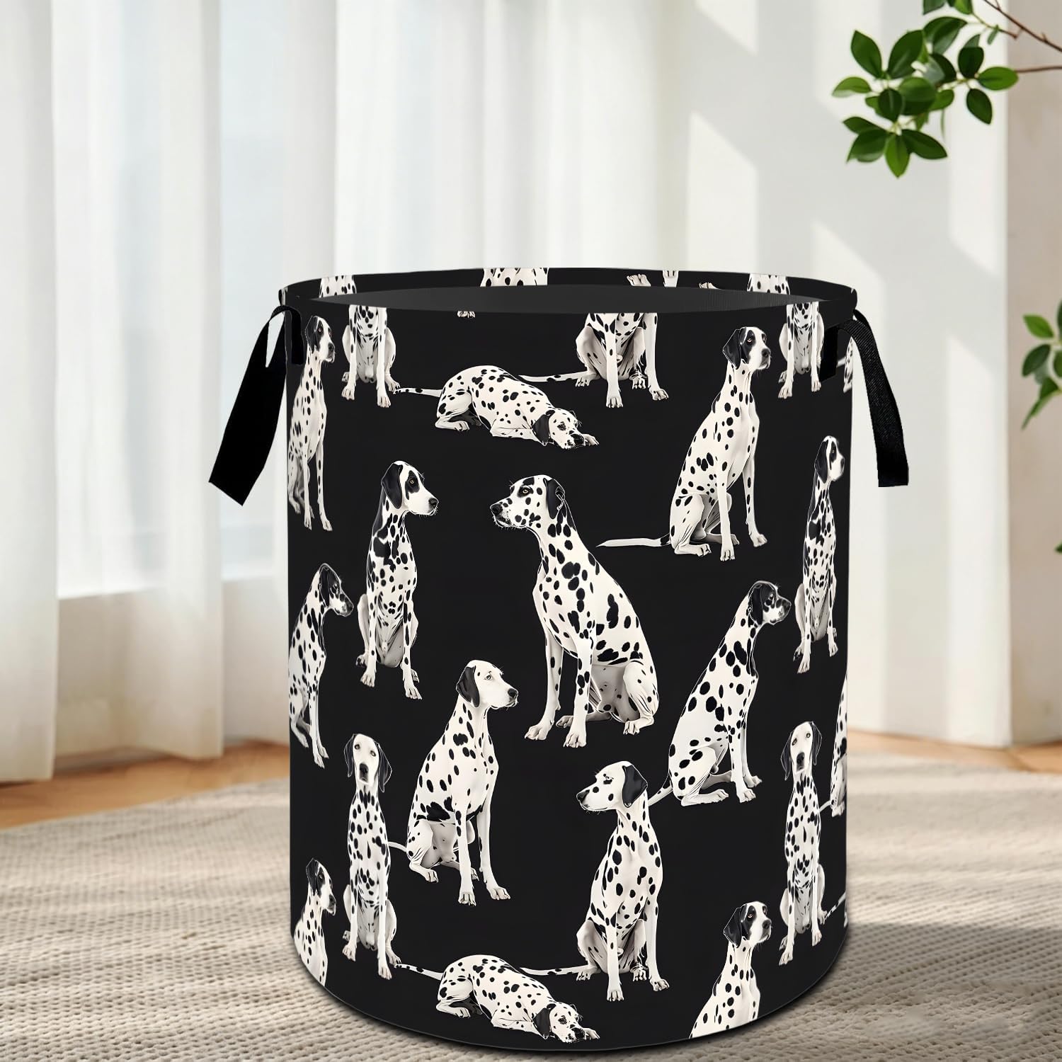 Dalmatian Dog Laundry Basket