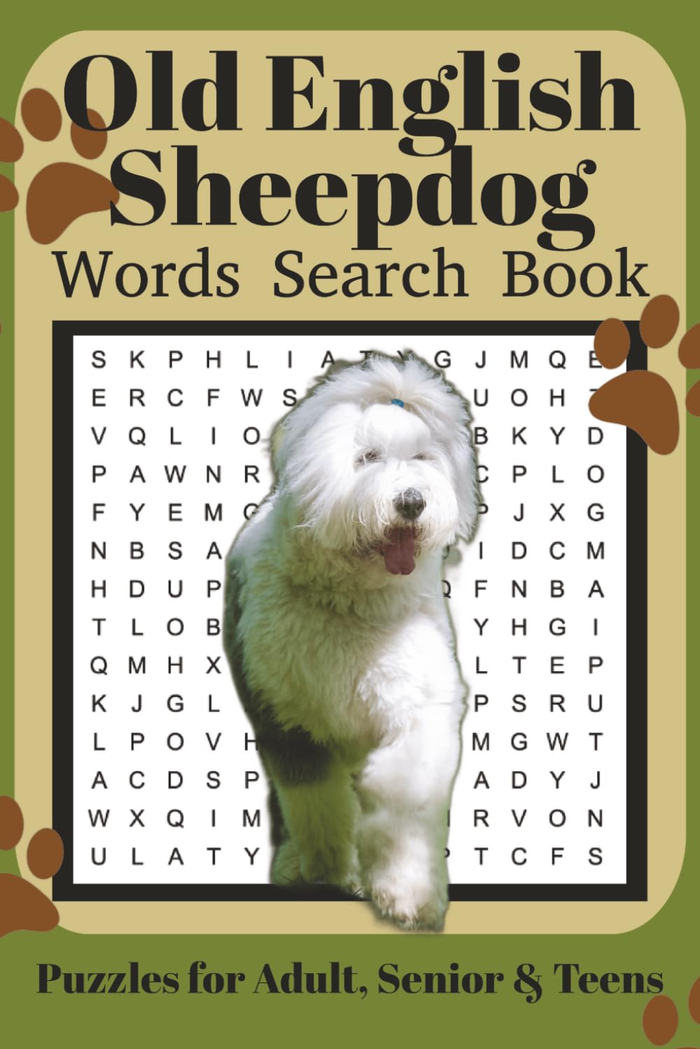 Old English Sheepdog Word Search