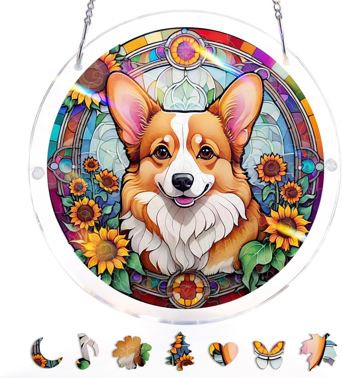 Corgi Suncatcher
