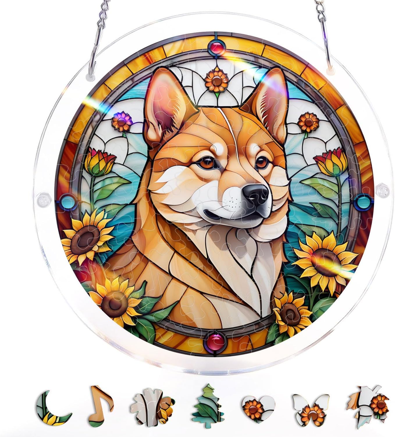 Shiba Inu Dog Suncatcher