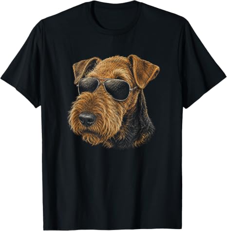 Cool Airedale Terrier Dog T-Shirt