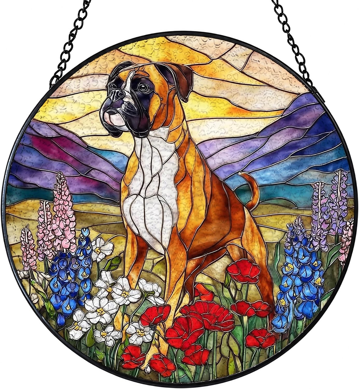 Boxer Dog Suncatcher