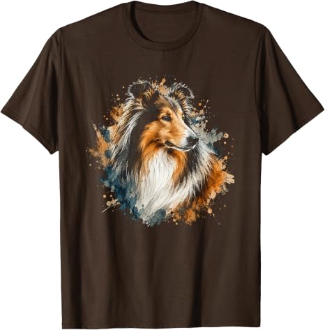 Rough Collie Dog T-Shirt
