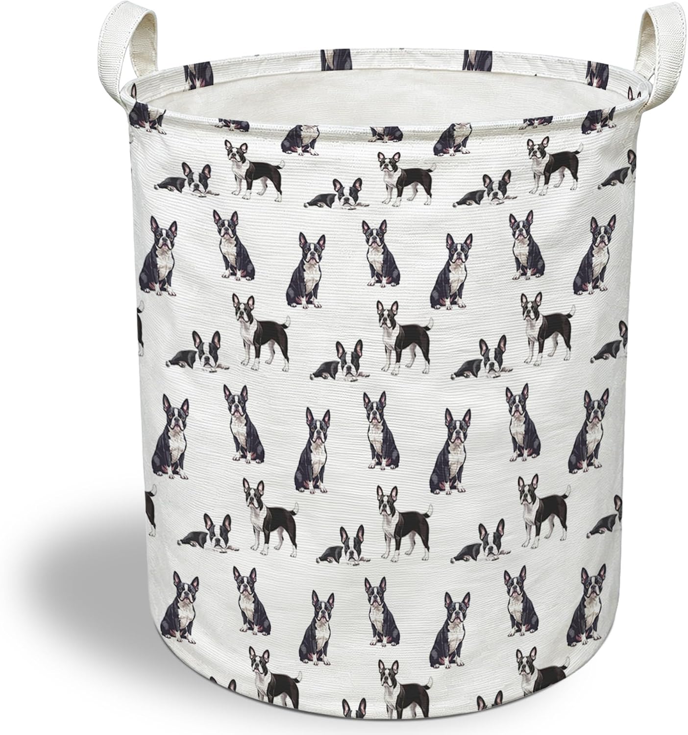 Boston Terrier Laundry Basket