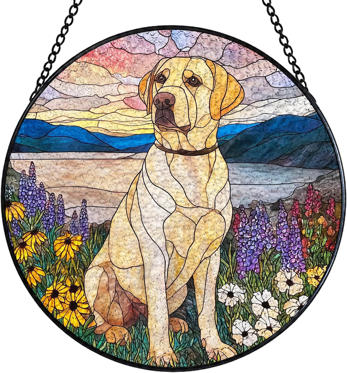 Yellow Lab Suncatcher