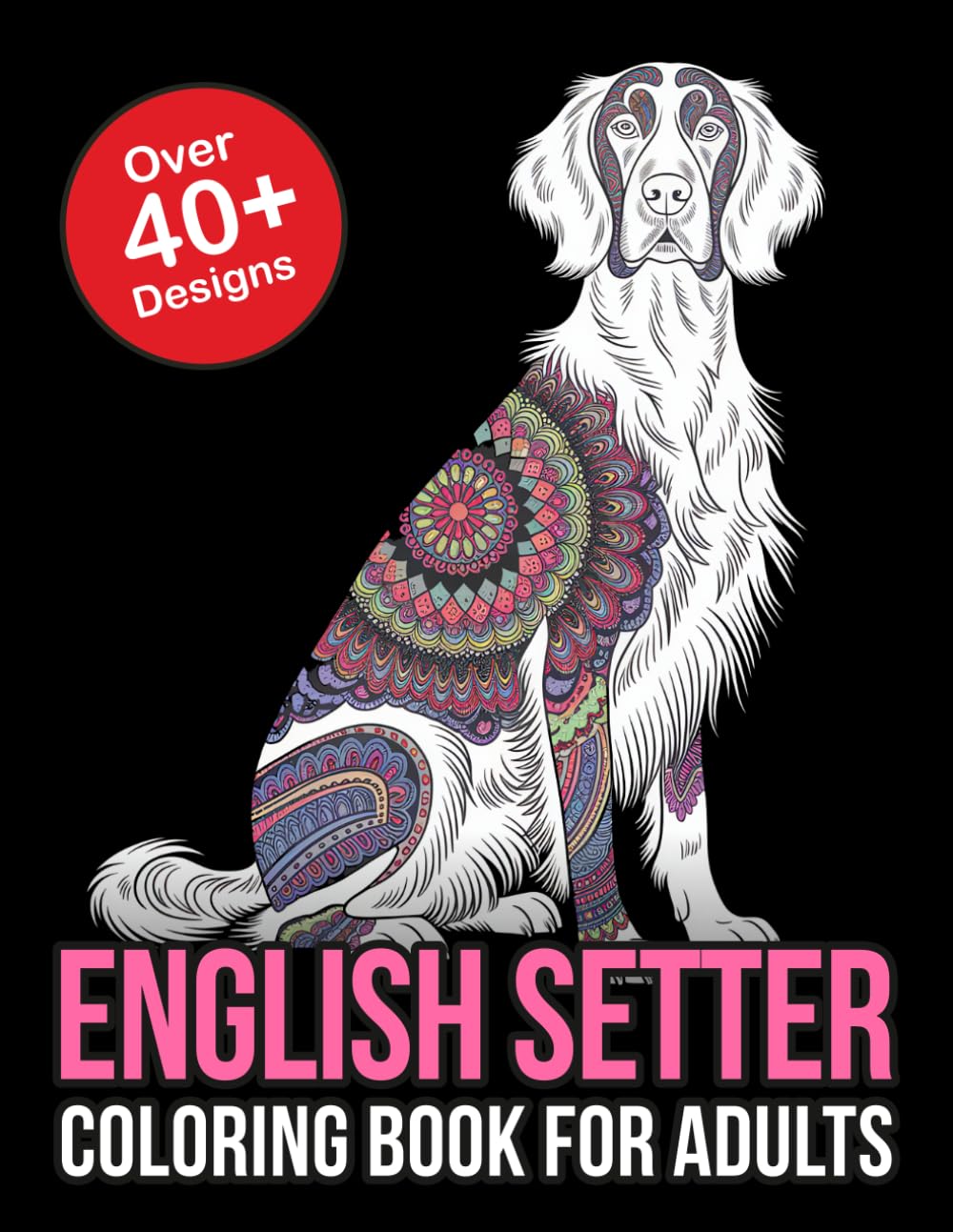 English Setter Dog Coloring Book