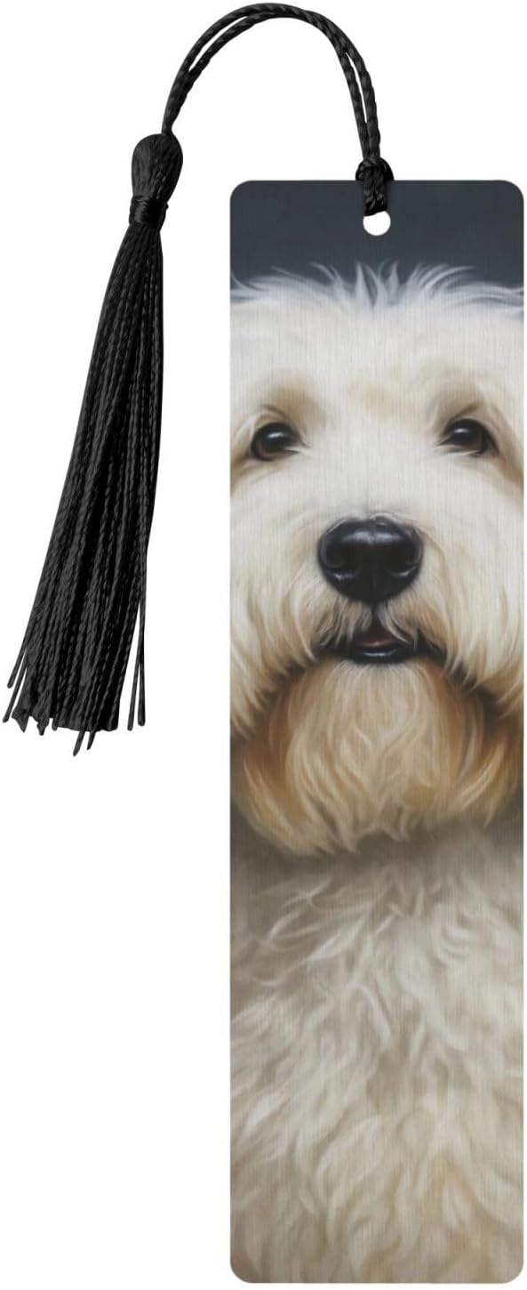 Old English Sheepdog Wooden Bookmark