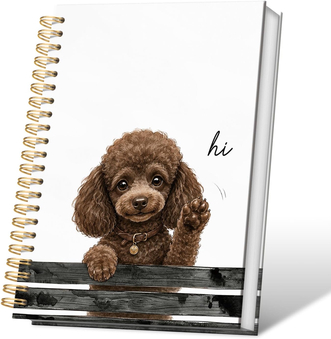 Poodle Dog Notebook Journal