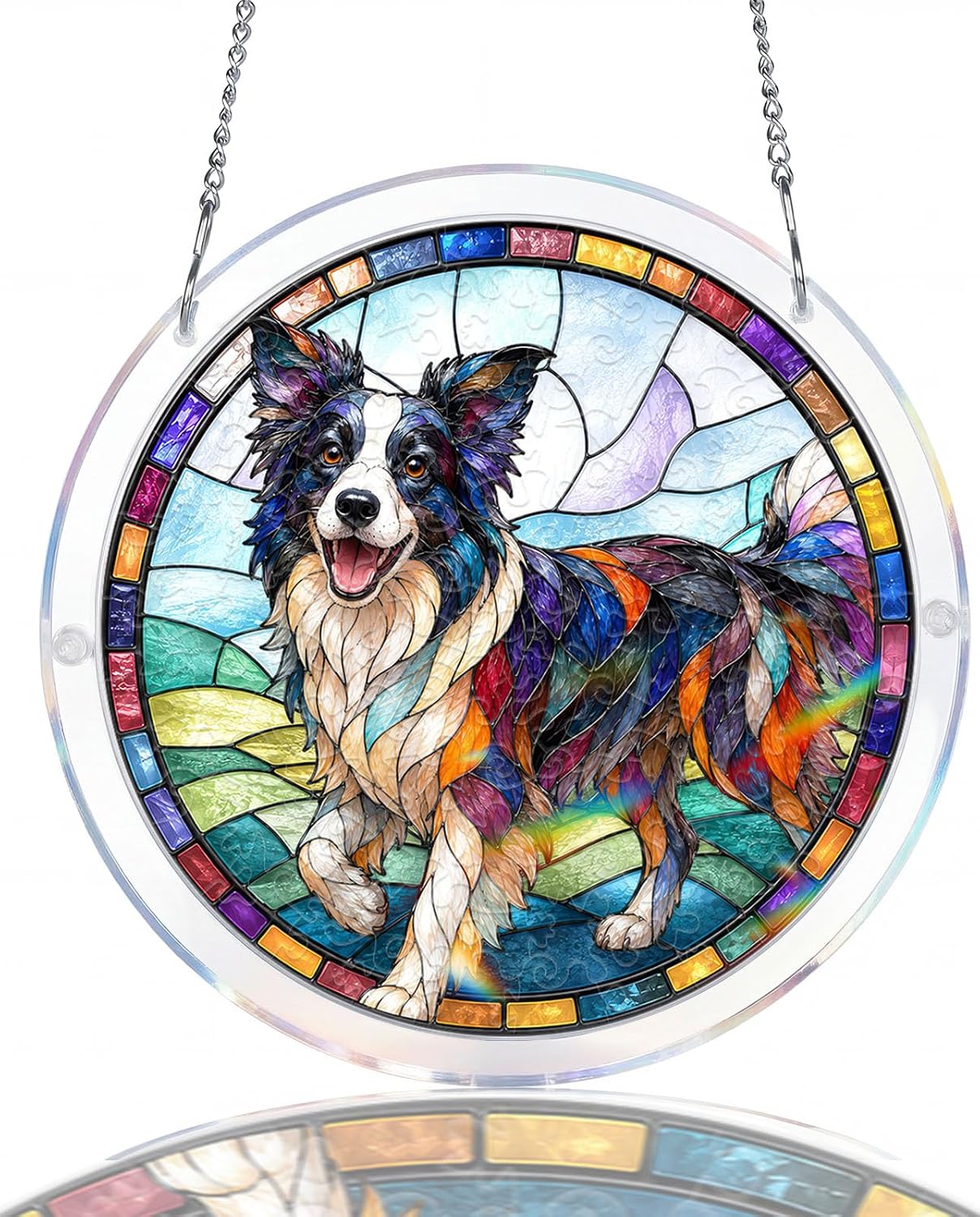 Border Collie Suncatcher