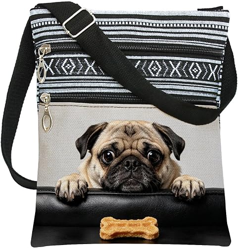 Pug Dog Cross Body Bag