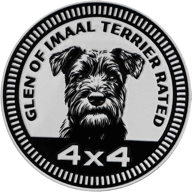 Glen of Imaal Terrier Vehicle Badge