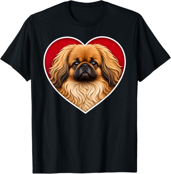 Pekingese Heart T-Shirt