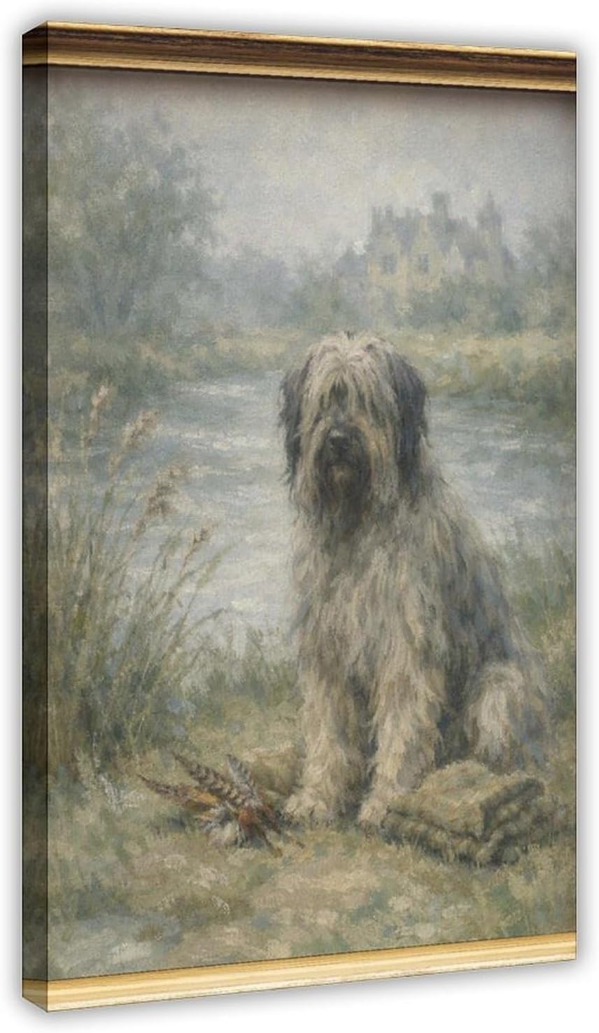 Briard Poster Canvas