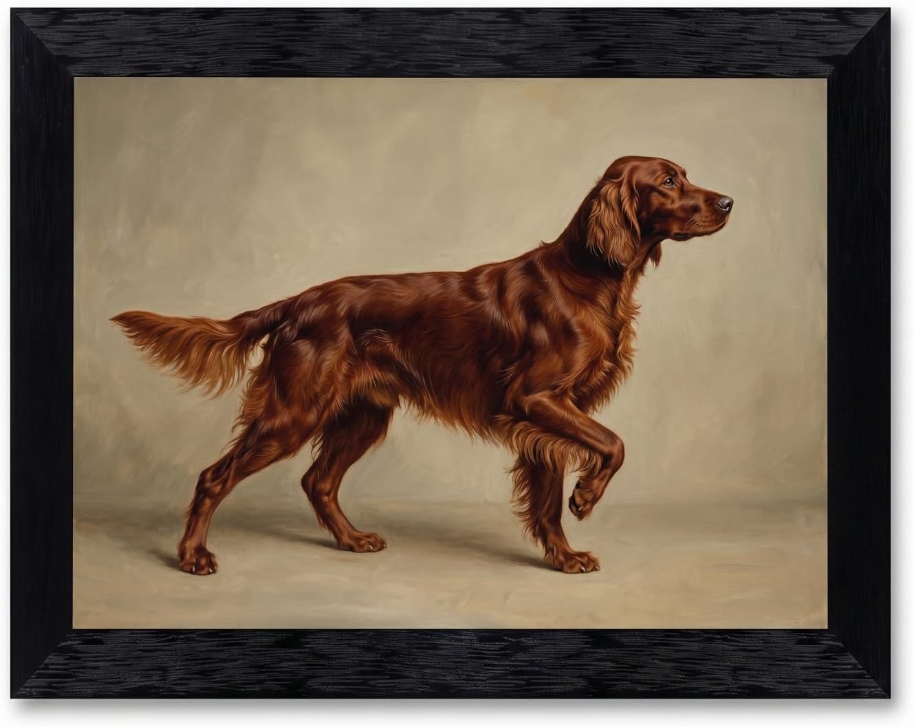 Irish Setter Dog Canvas Wall Art