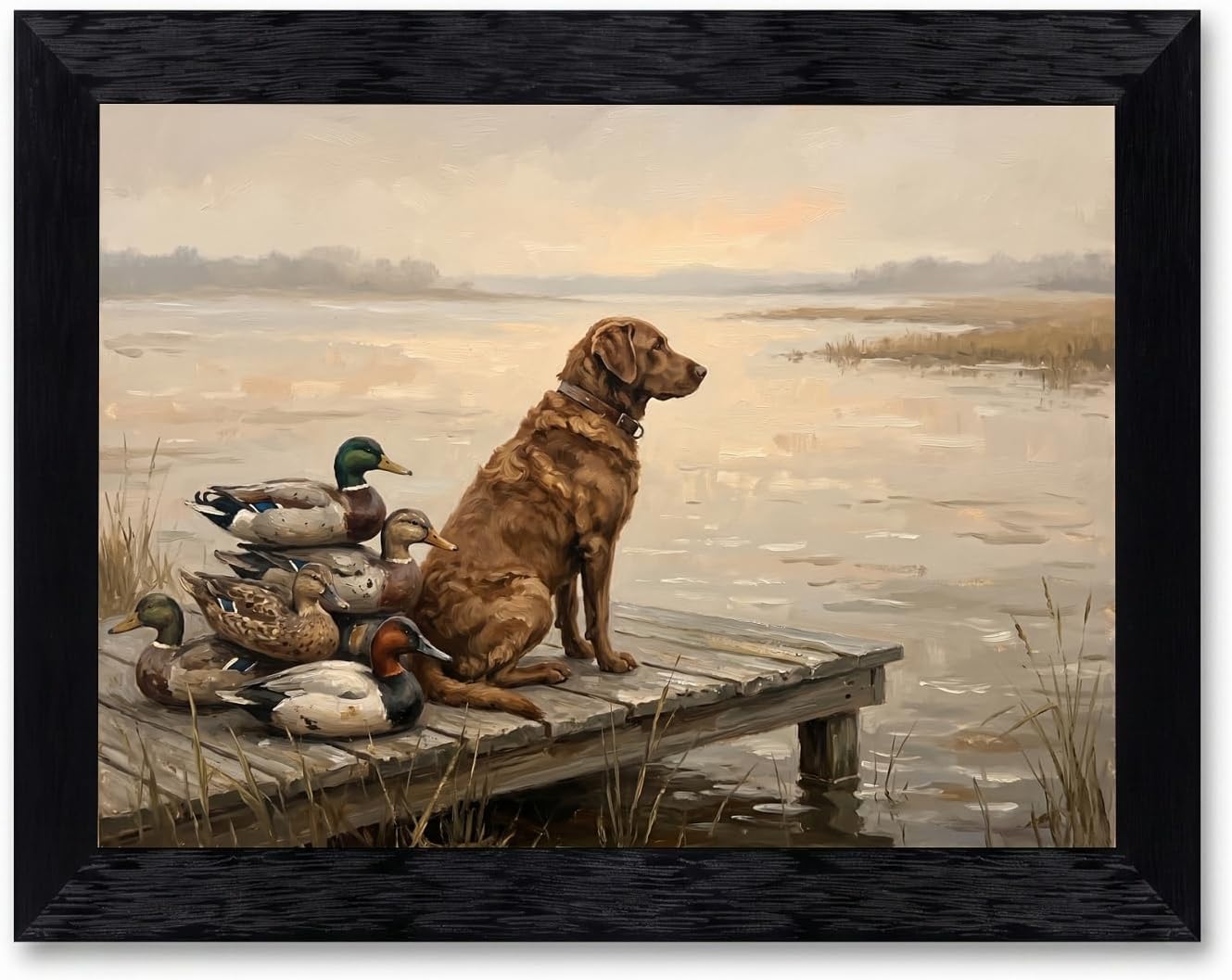 Chesapeake Bay Retriever Dog Framed Print