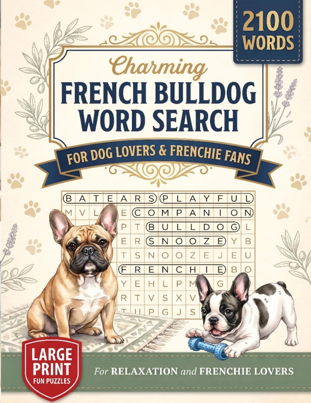 French Bulldog Word Search