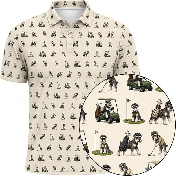 Schnauzer Dog Polo Shirt