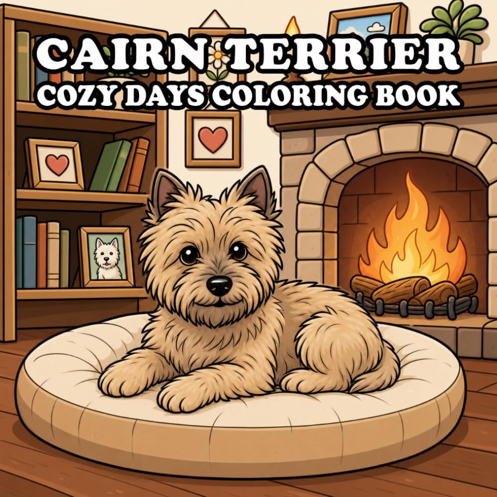 Cairn Terrier Coloring Book