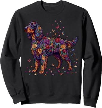 Gordon Setter Dog Long Sleeve Sweatshirt