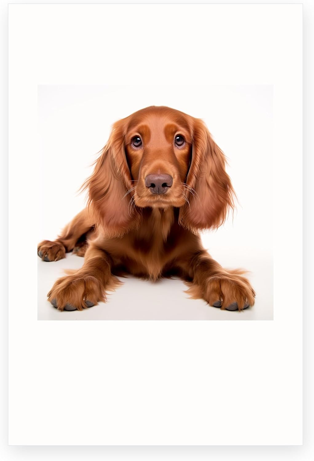 Irish Setter Puppy Greeting Cards (10 pack)