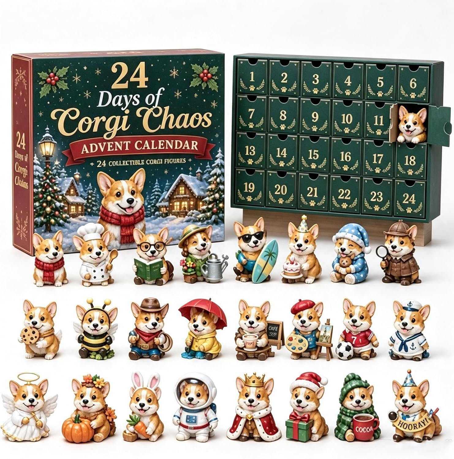 Corgi Dog Advent Calendar