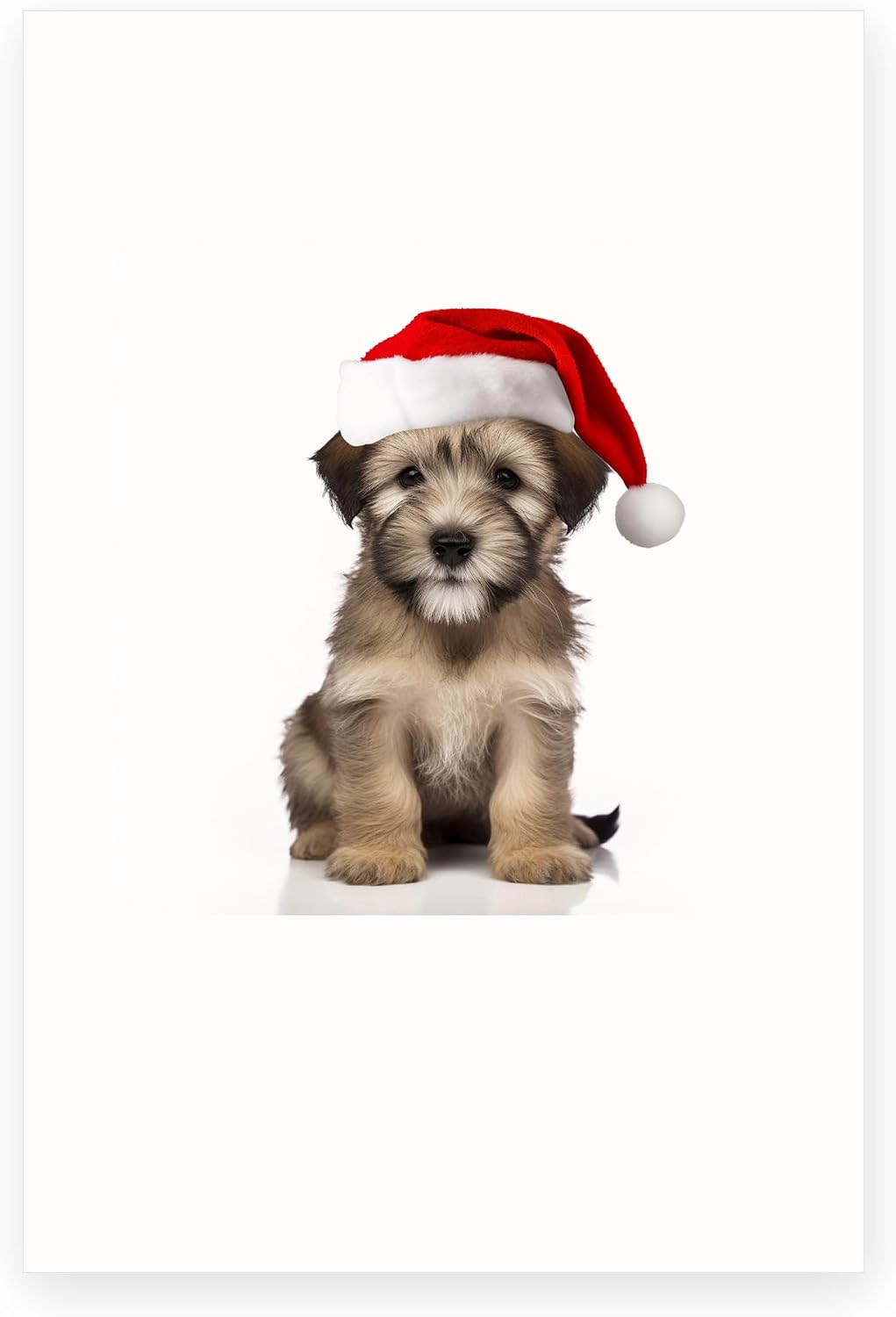 Glen of Imaal Terrier Puppy Christmas Card Pack of 10