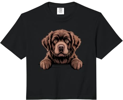 Newfoundland Dog Crop Top