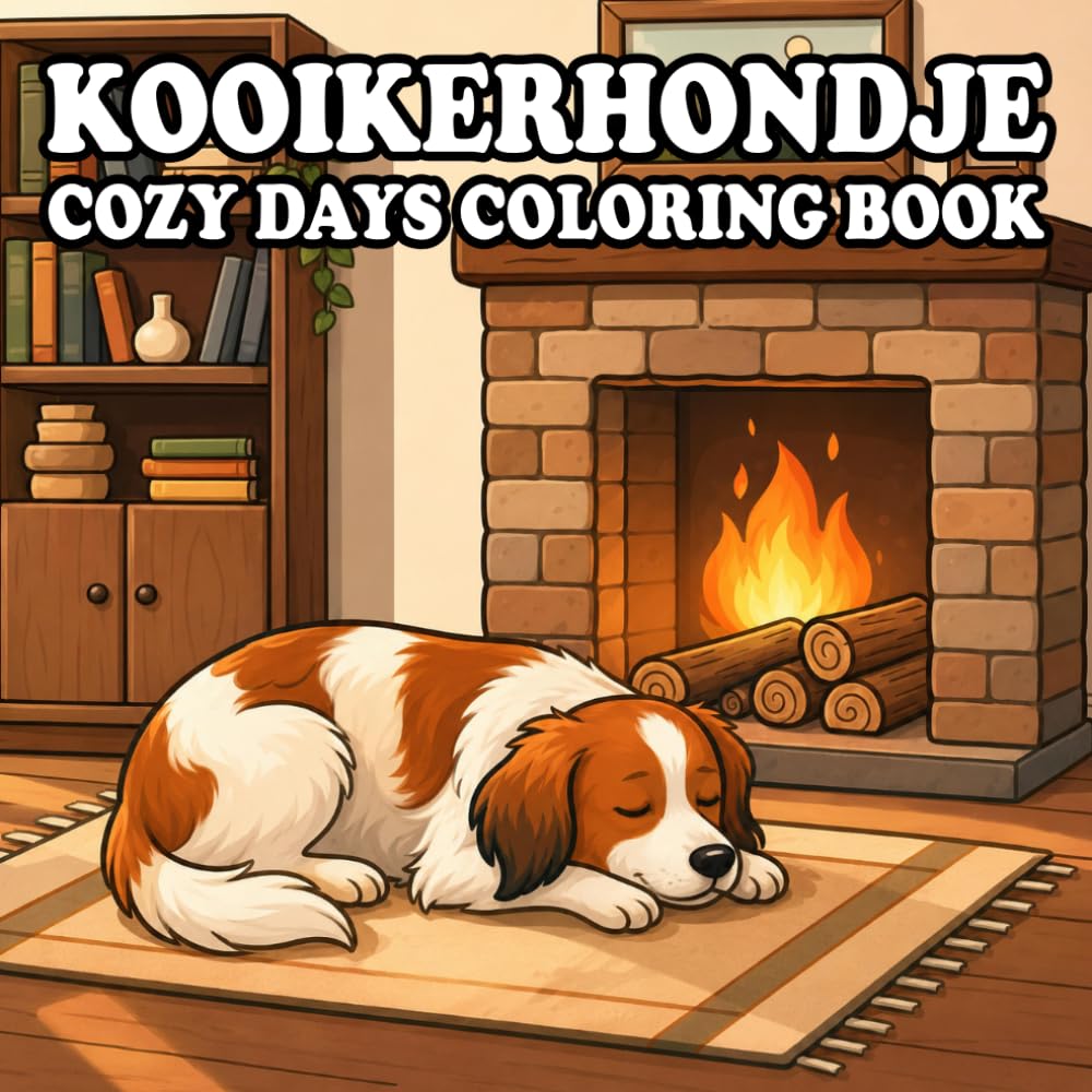 Kooikerhondje Coloring Book