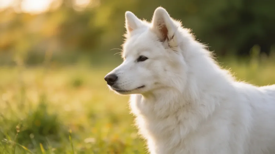 American Eskimo Dog dog