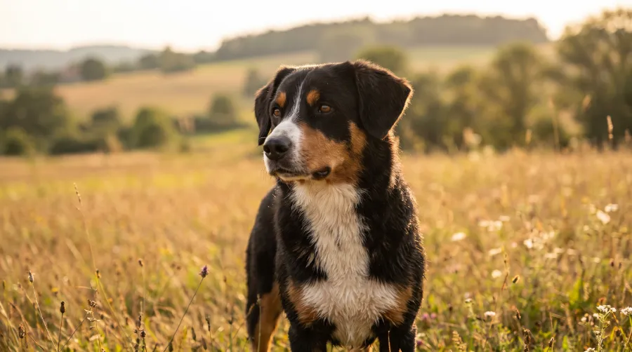Entlebucher Mountain Dog dog
