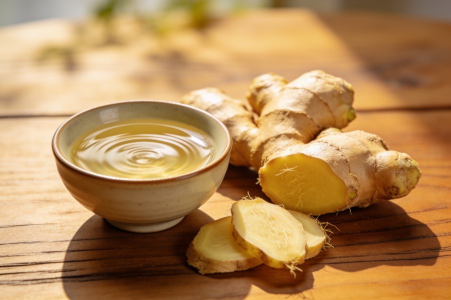 Ginger Tea for Car Sickness