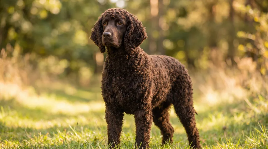 Irish Water Spaniel dog