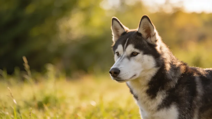 Alaskan Malamute dog