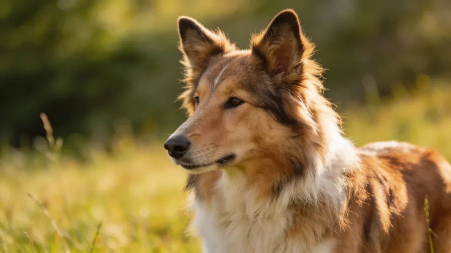 Rough Collie dog