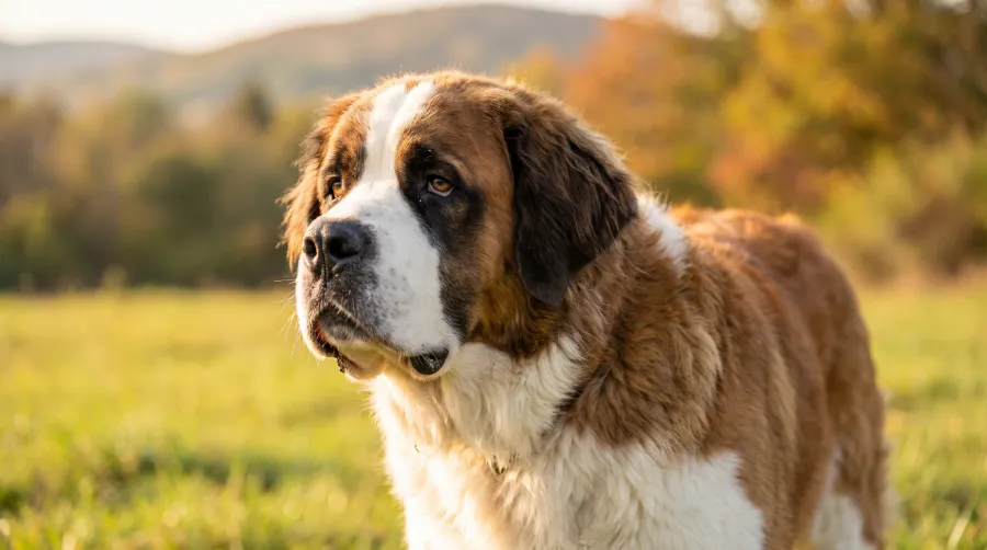 Saint Bernard dog