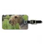 Airedale Luggage Tag