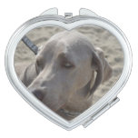 Sweet Weimaraner Makeup Mirror